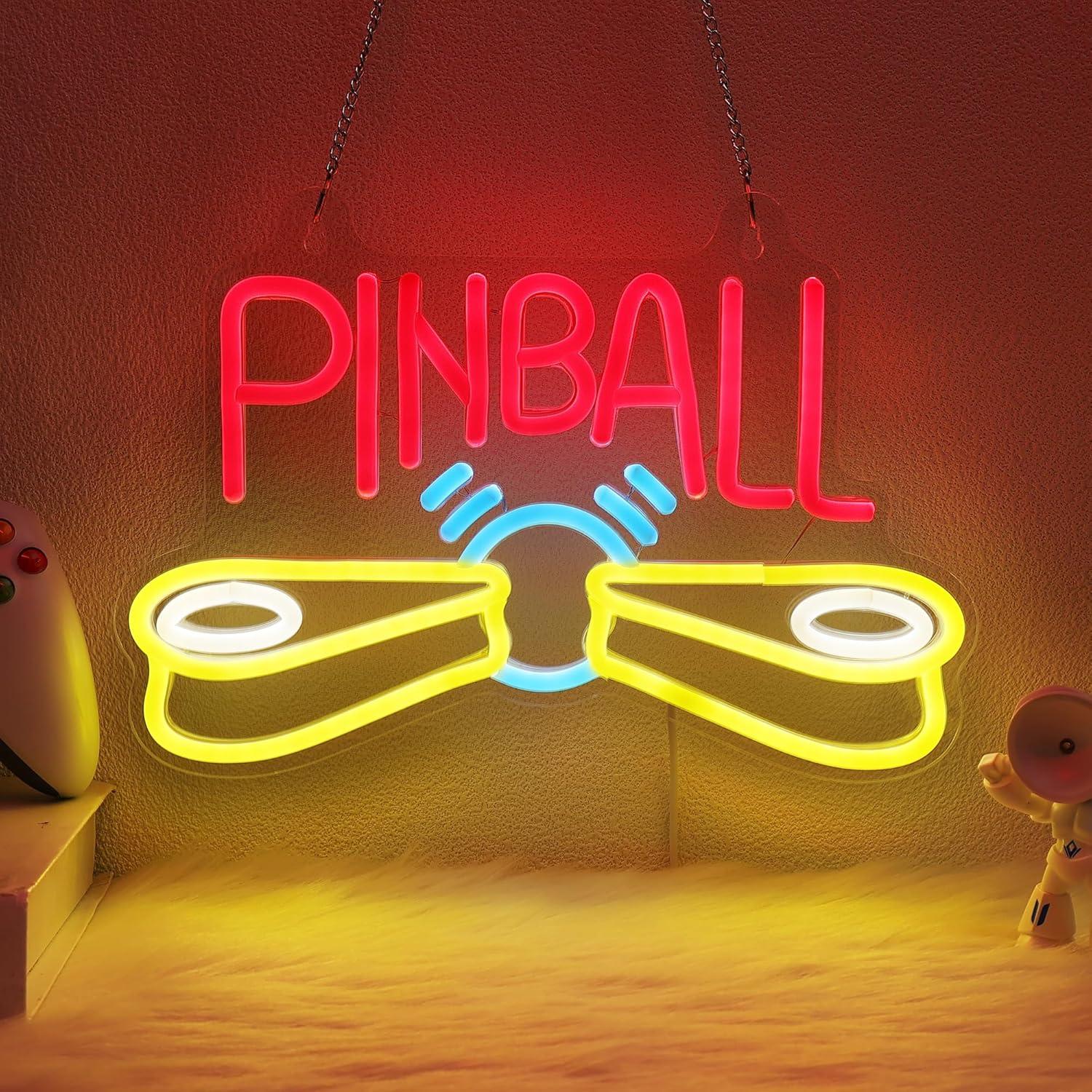 Arcade Games & Vending Llc Photos - Pinball Neonbord Arcade USB-aangedreven LED dimbare