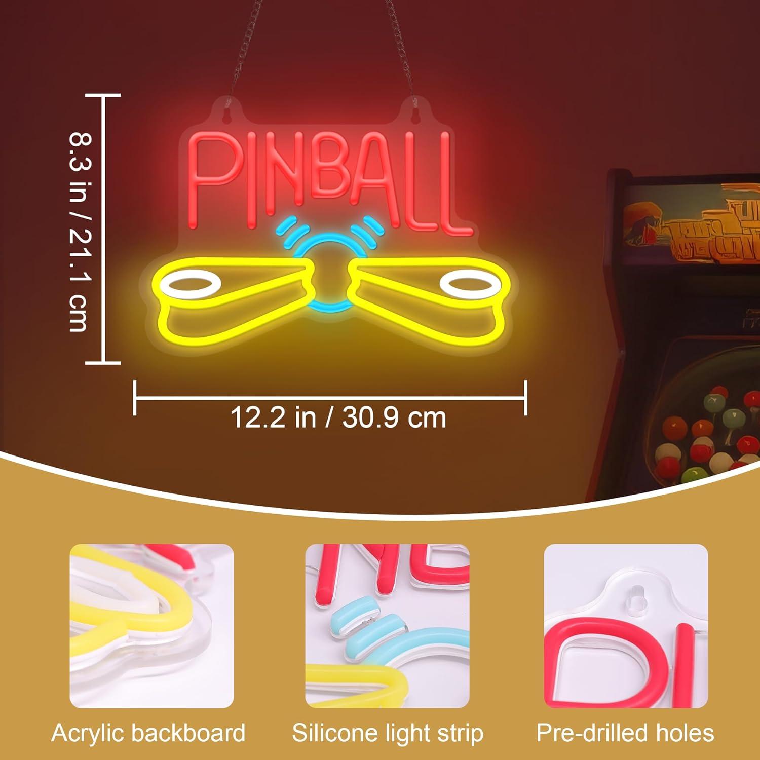 Pinball Neonbord Arcade USB-aa - Arcade Games & Vending Llc Photos recensie en prijs